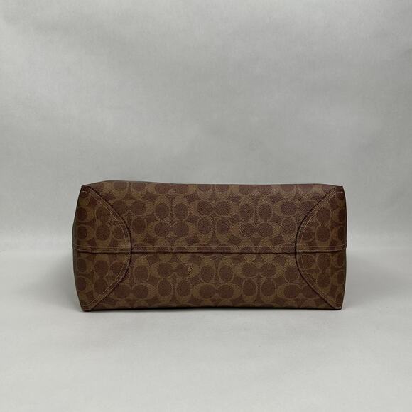 Coach City Tote Bag In Signature Canvas With Sticker Print  CZ611 - Picture 8 of 10